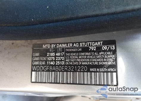 2014 Mercedes-Benz C 300 Sport 4Matic из США, поврежденный, VIN WDDGF8AB0ER321220